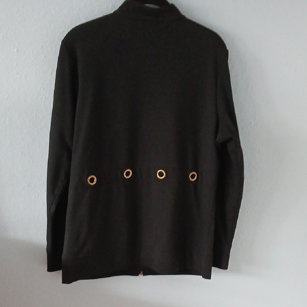 City Hearts Black Jacket with Gold Accents - Picture 3 of 7